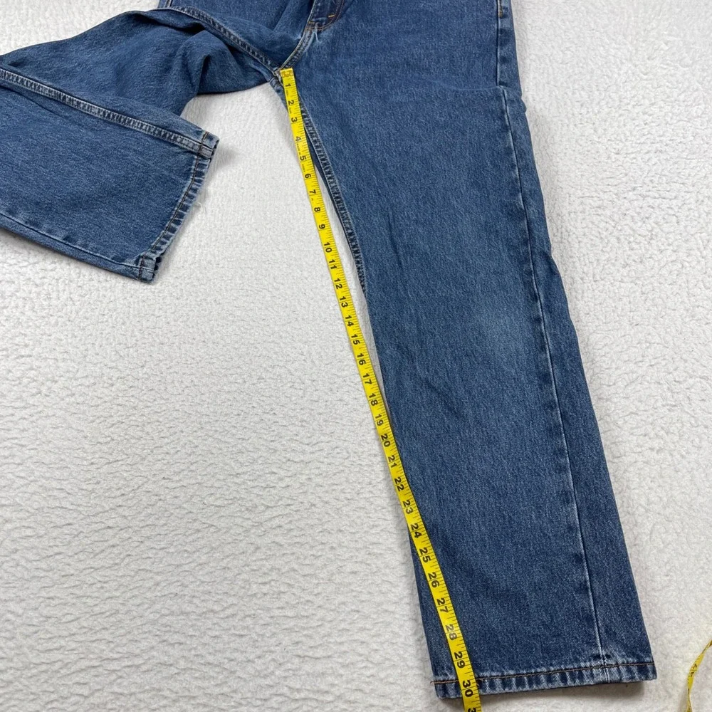 Levis‎ 505 Regular Fit Jeans Mens 36x32 (Fit 34x30) Blue Straight Leg Denim